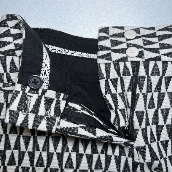 Anthropologie Cartonnier Neda Shorts‎ For Women Size 2 Black And White - Picture 5 of 8